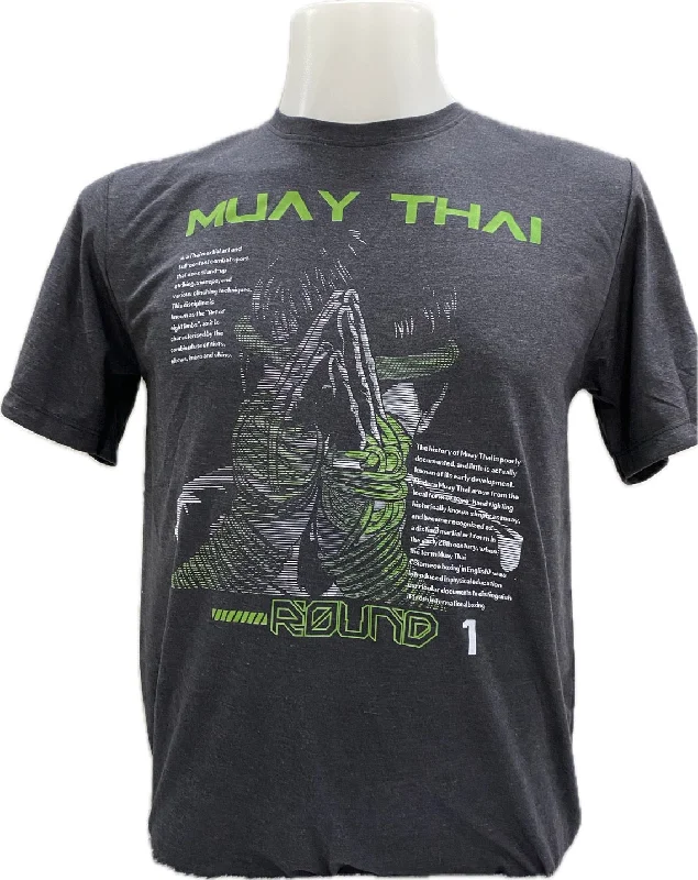 Plain T-Shirt-Blegend Muay Thai, Boxing T-shirt  Erke Black