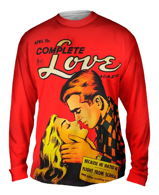 Yoga Long Sleeve-Love Scandal Comic Retro