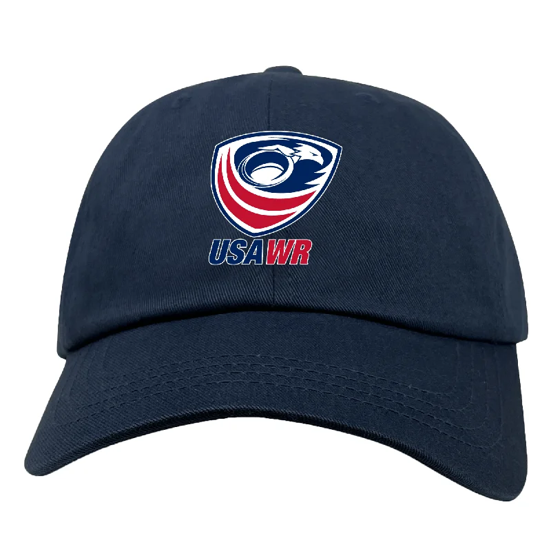 Satin Hat-USA Wheelchair Rugby Dad Cap