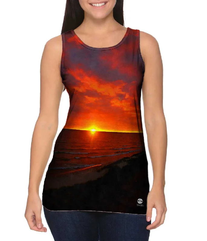 Stretch Fit Tank-As The Sun Sets