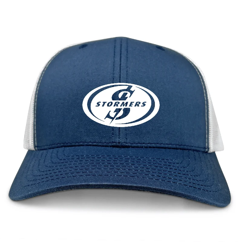 Retro Hat-Stormers White Logo Retro Trucker Cap