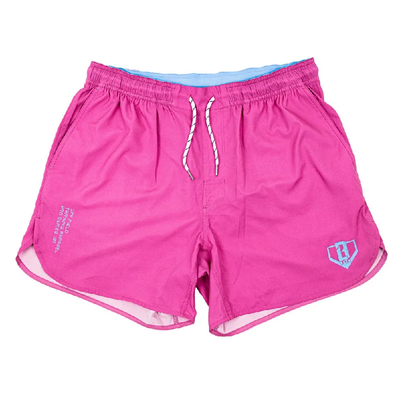 Slim Fit Shorts-Pro Series Youth Shorts - Pink