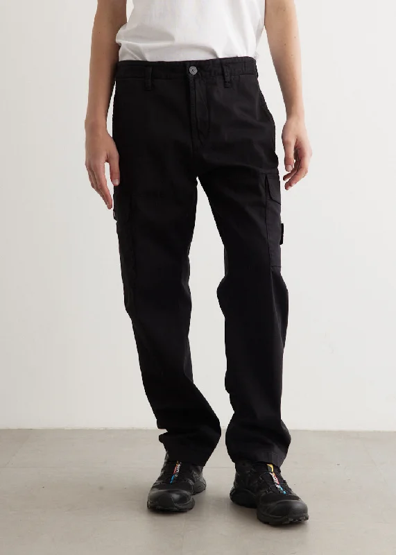 Hiking Pants-Regular Fit Satin Cotton Cargo Pants