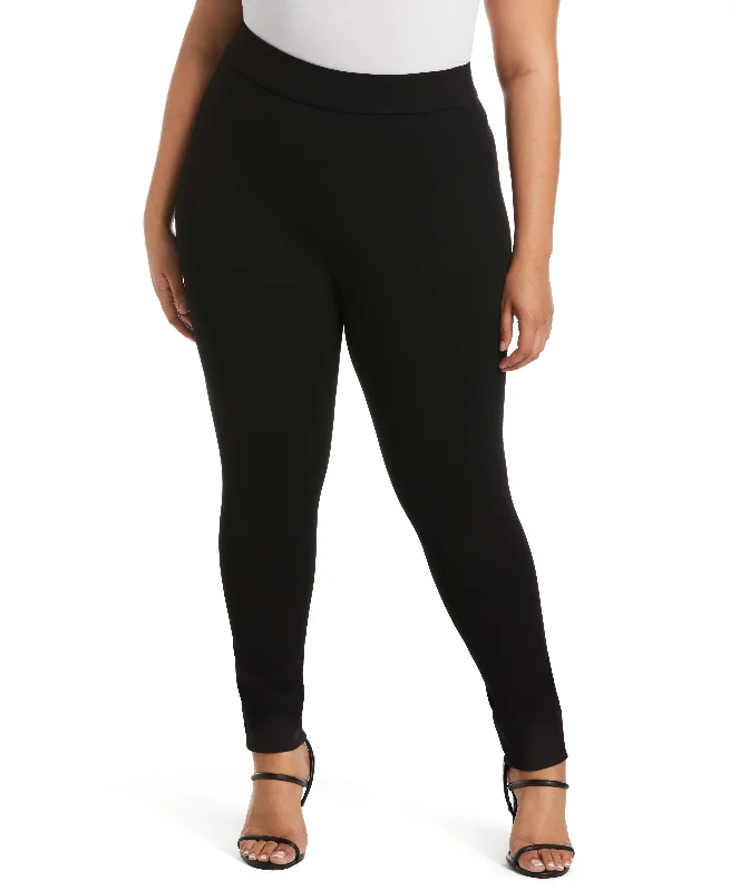 Sustainable Pants-Plus Size Comfort Fit Seamed Back Legging