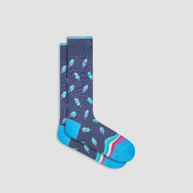 Sports Team Socks-Ice Cream Bars Mid-Calf Socks