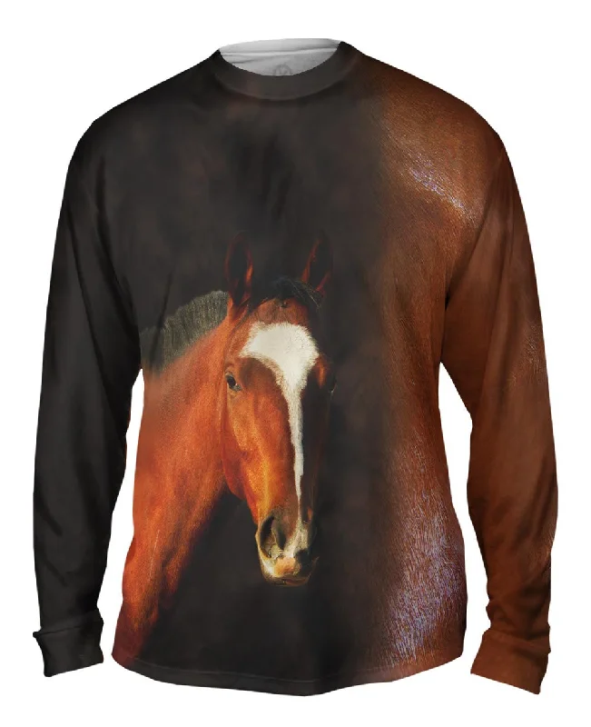 Vintage Long Sleeve-Horse Half Skin