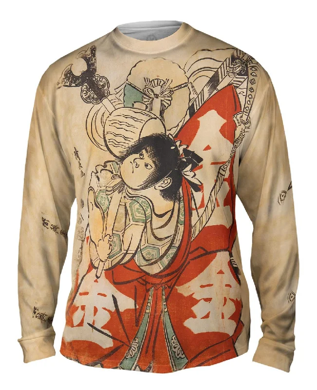 Fishing Long Sleeve-Japan -"Seki Kiyonaga Print" (1804)