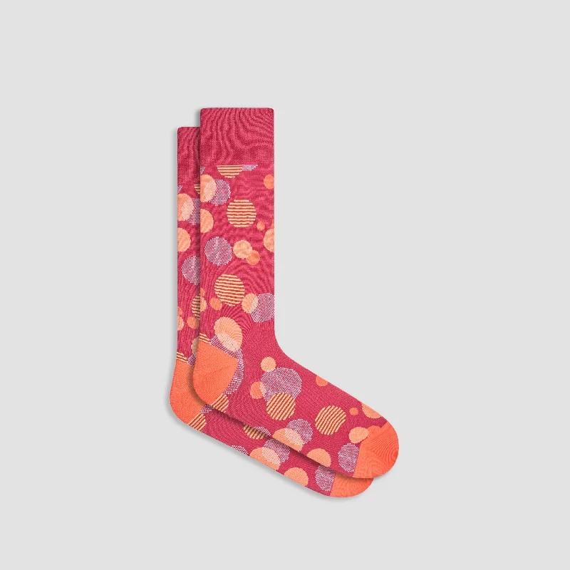 Casual Socks-Geometric Mid-Calf Socks