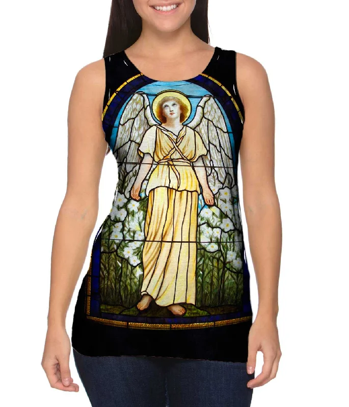 Pilates Tank-"Stained Glass Angel"