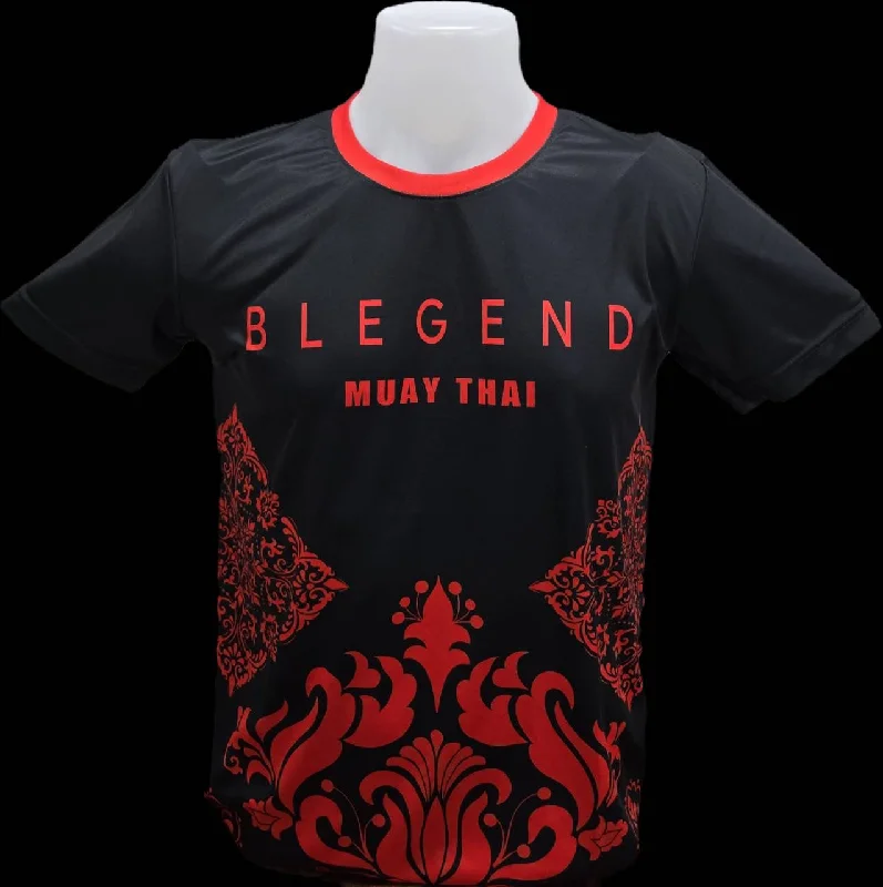 Crew Neck T-Shirt-Blegend Shan Dry-Fit T-Shirt