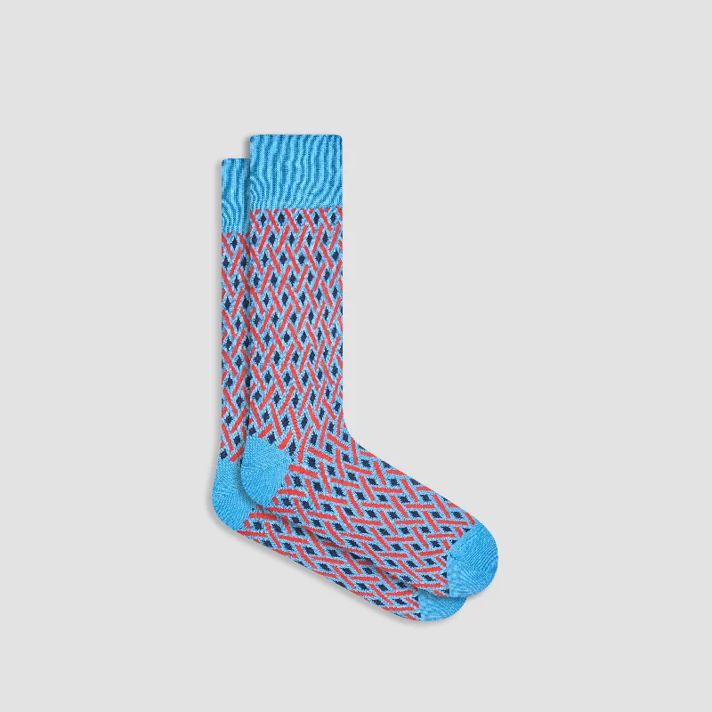 Baseball Socks-Geometric Mid-Calf Socks