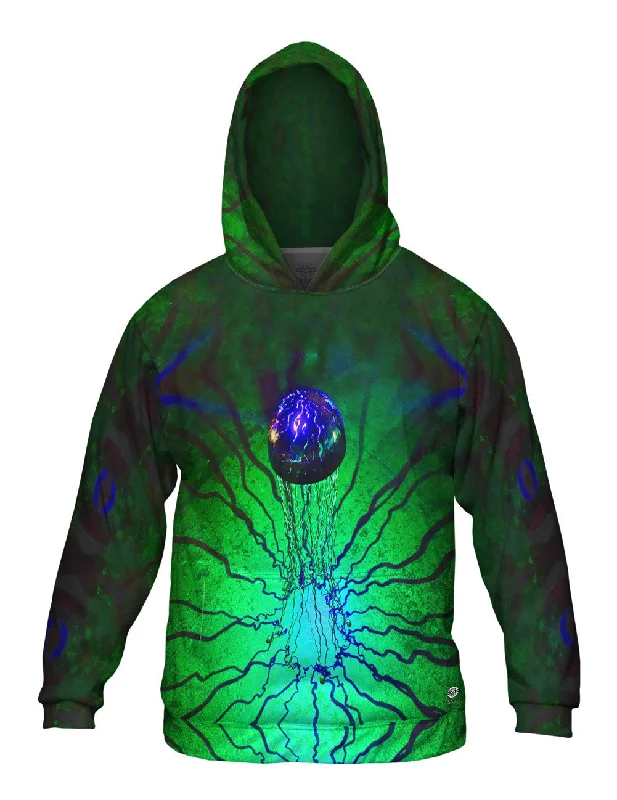 Adventure Hoodie-Blue Electric Jelly Fish