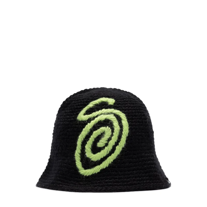 Breathable Hat-SWIRLY S KNIT BUCKET HAT