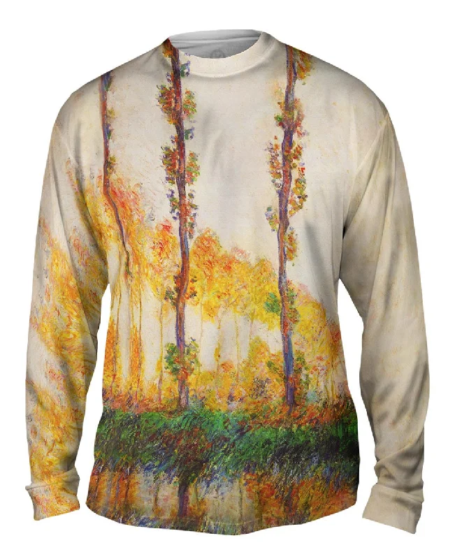 Cycling Long Sleeve-Monet -"Poplars in Autumn" (1891)