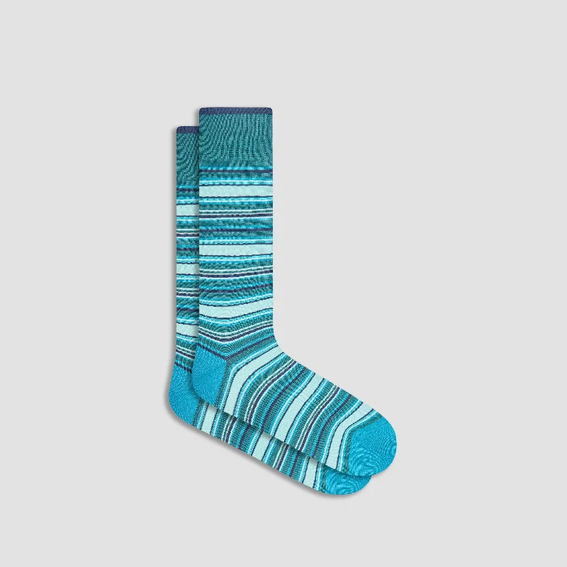 Baseball Socks-Striped Mid-Calf Socks