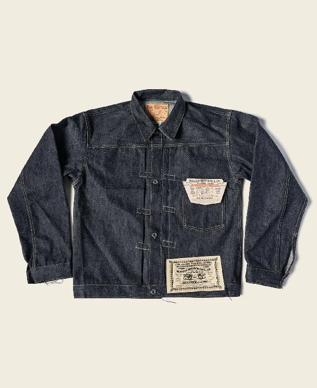 Retro Jacket-S806XX 1943 War Simplified Model 1st Selvedge Denim Jacket