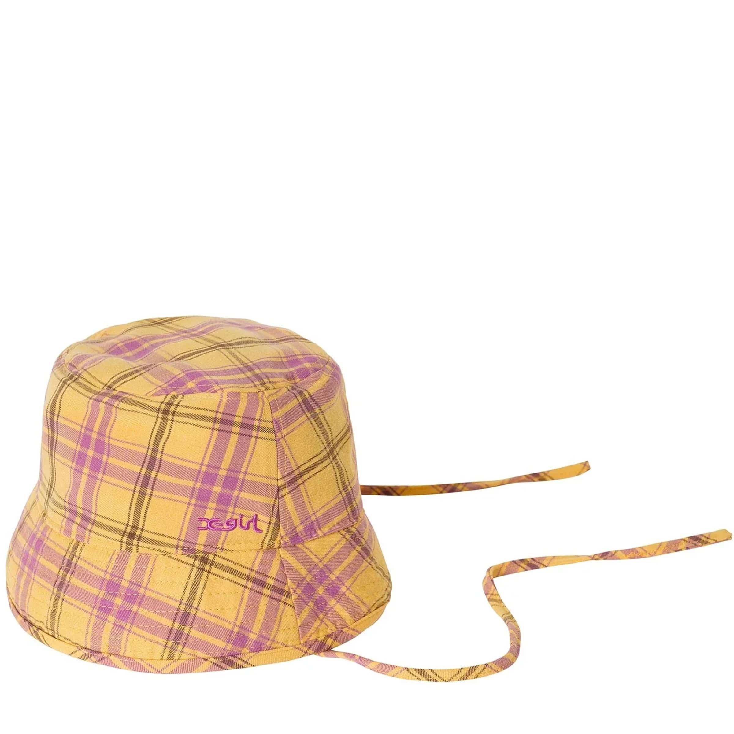 Patrol Cap-WOMEN'S PLAID BUCKET HAT