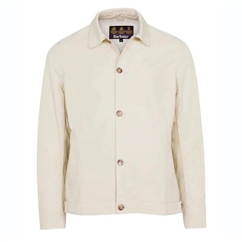 Workout Jacket-Barbour Pinzel Casual Jacket Chalk