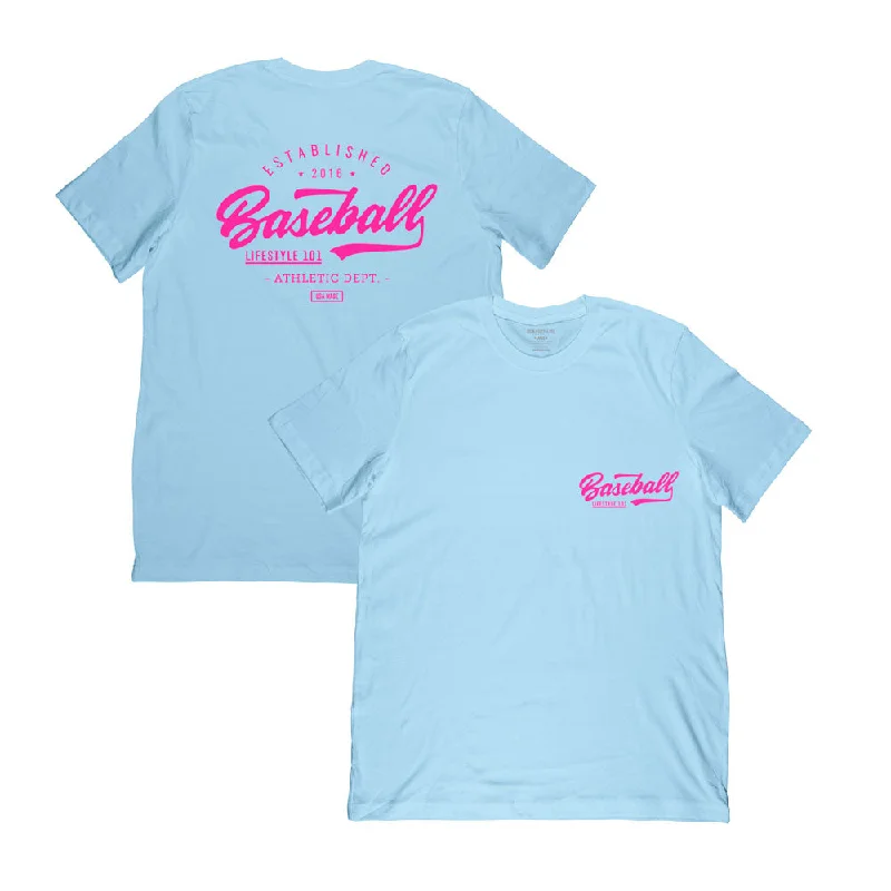 Oversized T-Shirt-Established Tee - Cotton Candy