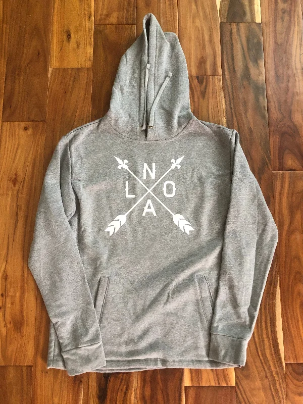 Festival Hoodie-13969 basic NOLA Arrow, Pull-Over Hoodie UNISEX