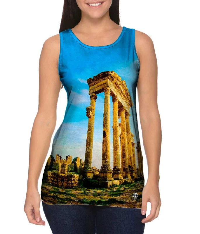 Tie Dye Tank-Byzantine Empire Apamea Tetrastylon