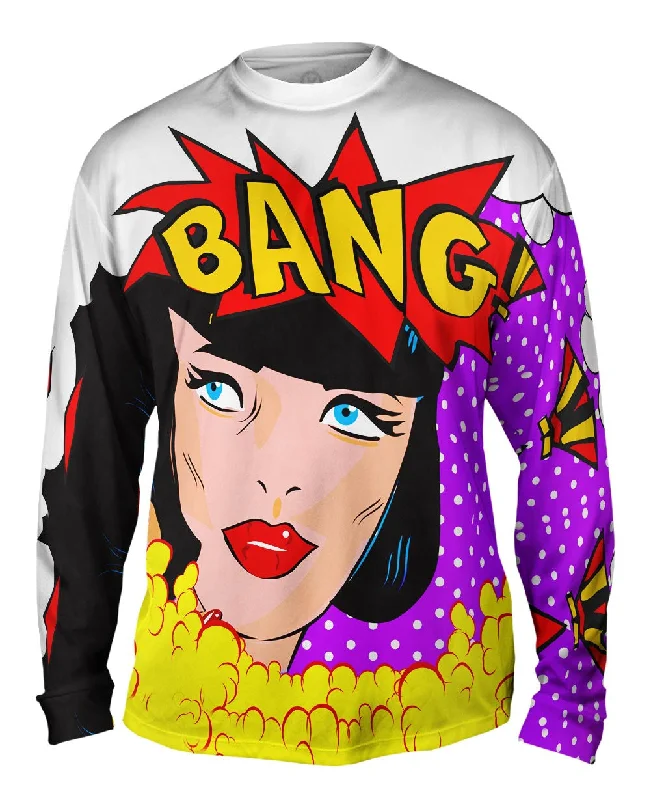 Yoga Long Sleeve-Lady Bang Purple Comic