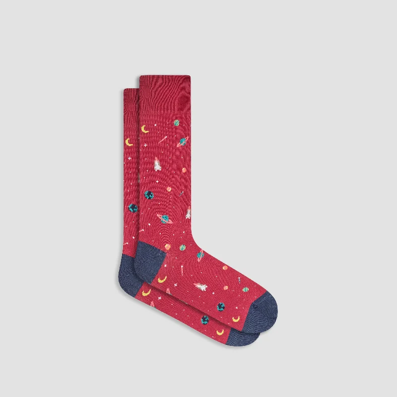 Padded Socks-Cosmic Mid-Calf Socks