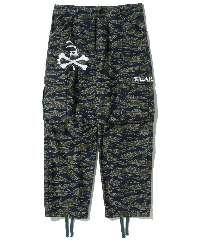 Cargo Pants-SKULL CAMO CARGO PANTS