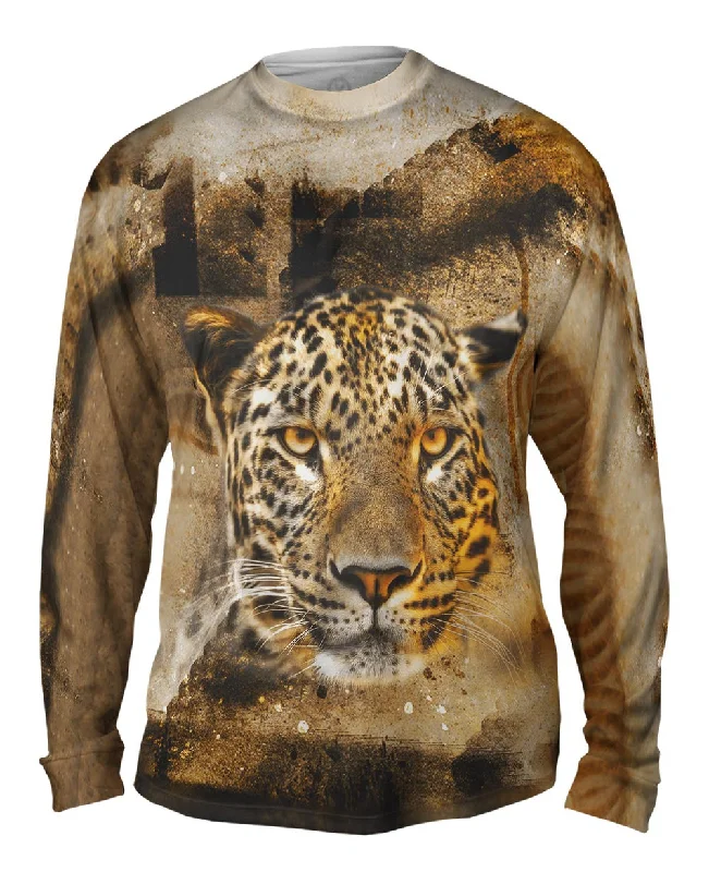 Long Sleeve Shirt-Leopard 004