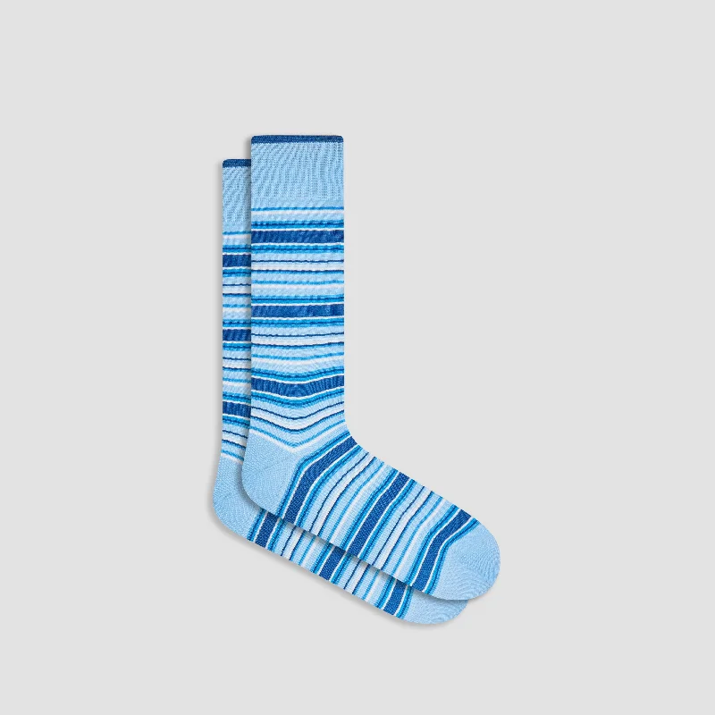 Soccer Socks-Striped Mid-Calf Socks