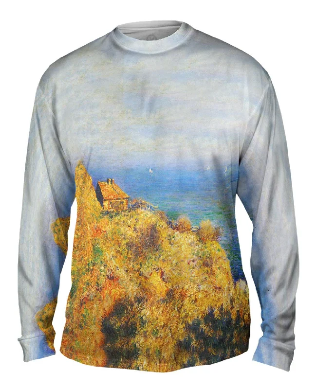 Football Long Sleeve-Monet -"Fisherman House" (1882)