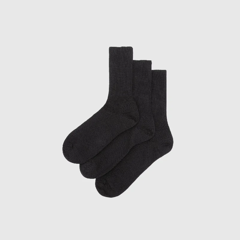 Fleece Socks-LAGOM 3-PACK (BLACK)