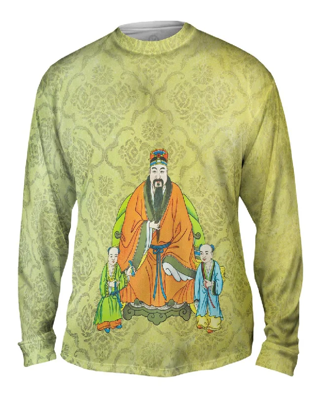 Dress Shirt Long Sleeve-Japan - "Hoatouo And His Two Attendants"