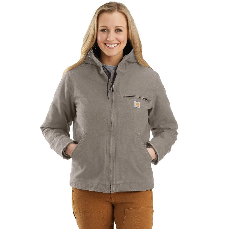 Tactical Jacket-Carhartt Women's Washed Duck Sherpa Jacket