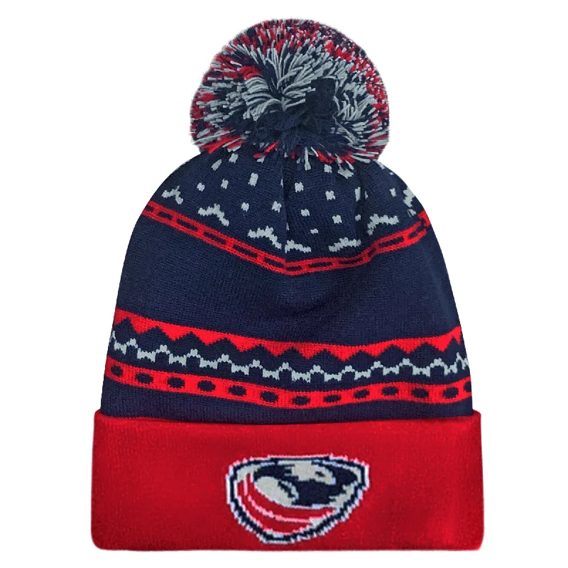 Earflap Hat-USA Rugby Pom Pom Beanie - Special Edition 24