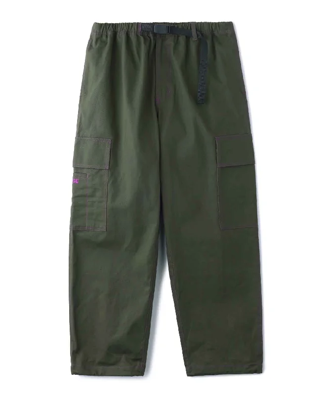 Denim Pants-STITCHED RESORT CARGO PANTS