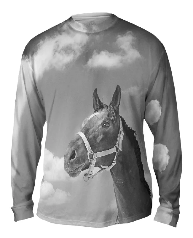 Shirt Jacket Long Sleeve-Monochrome Adventure Horse