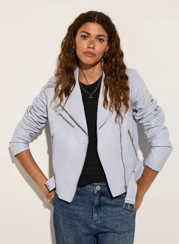 Hiking Jacket-Lyle Leather Biker Jacket