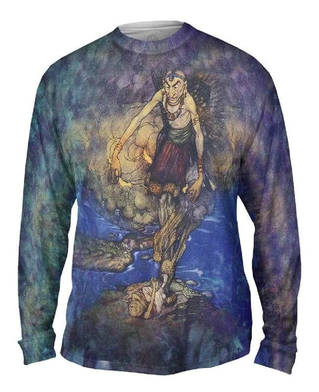 Raglan Long Sleeve-Indian - "Genie Awakening"