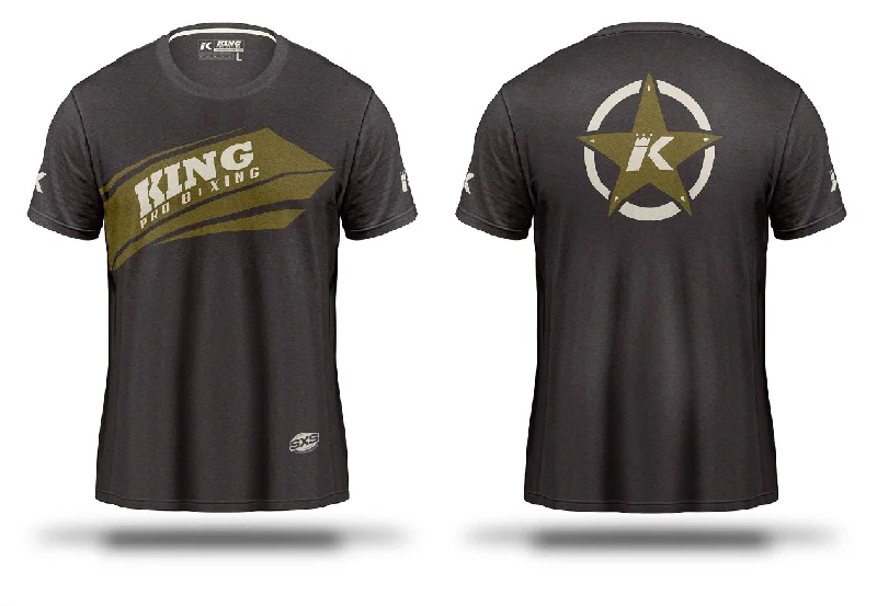 Cotton T-Shirt-King Pro Boxing T-shirt Arrow Grey