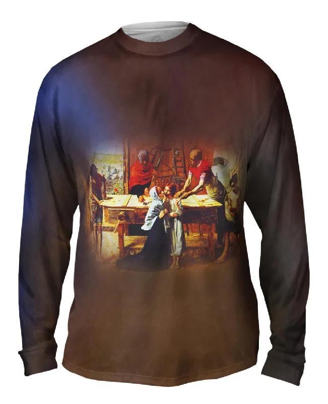 Shirt Jacket Long Sleeve-John Everett Millais - "Christ In The House Of His Parents" (1850)