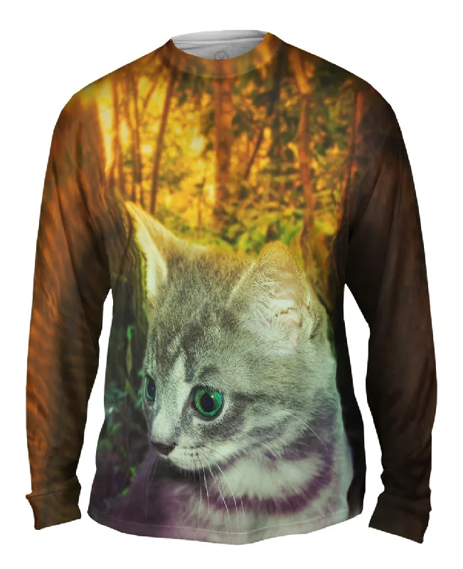 Minimalist Long Sleeve-Jungle Kitten