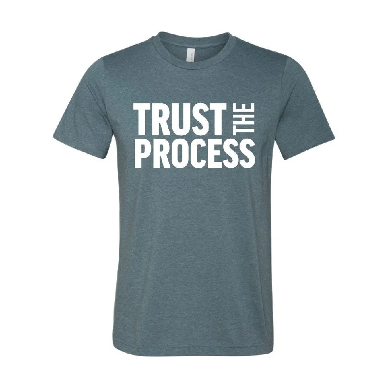 Green T-Shirt-Trust The Process T-Shirt