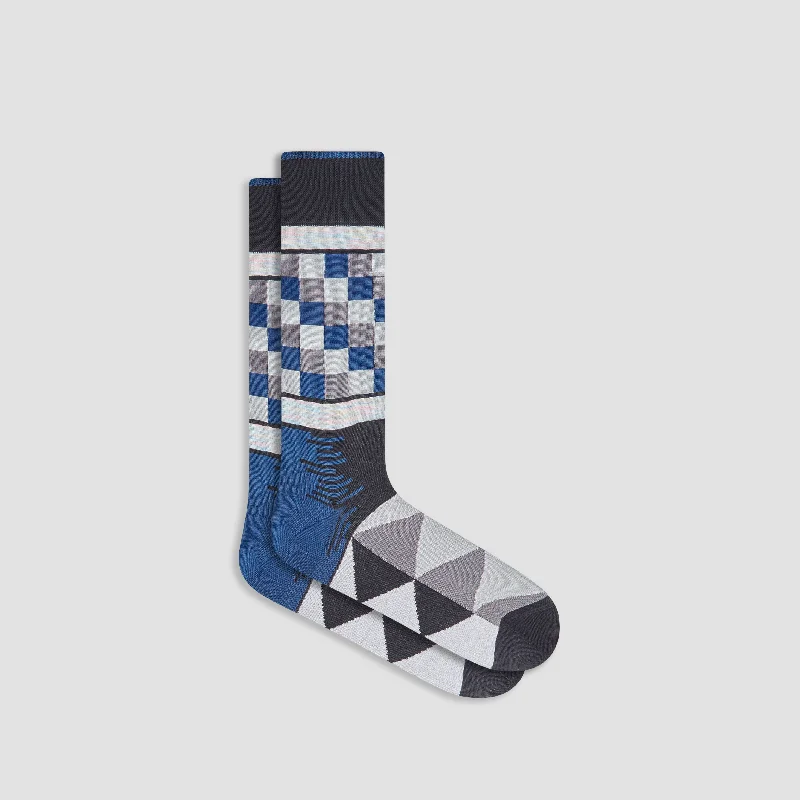 Kids Socks-Geometric Mid-Calf Socks