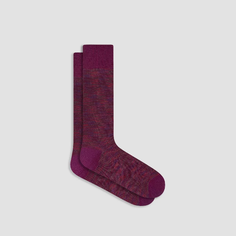 Calf-Length Socks-Marled Mid-Calf Socks