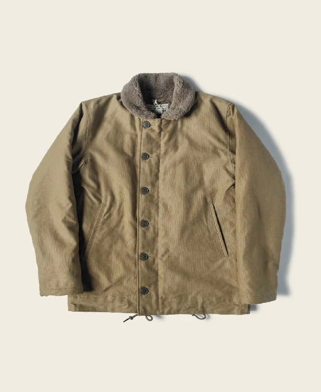 Button-Up Jacket-USN N-1 Deck Jacket - Experimental Sample Type