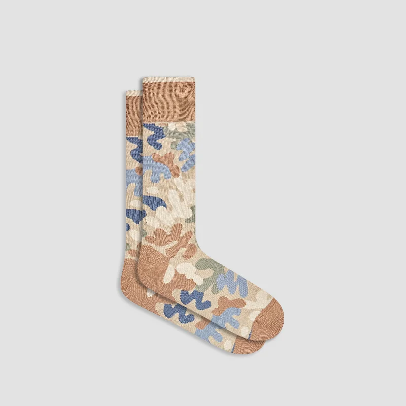 Knee-High Socks-Abstract Mid-Calf Socks