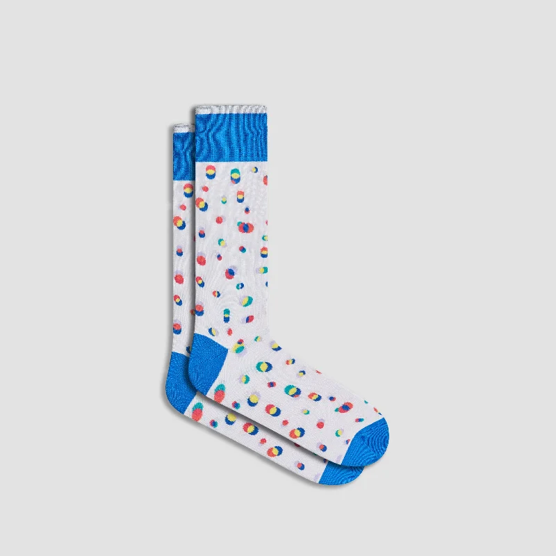 Quick-Dry Socks-Geometric Mid-Calf Socks