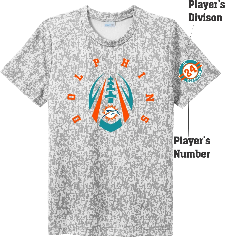 Bamboo T-Shirt-CFSA Dolphins Digi Camo Shirt Dri Fit