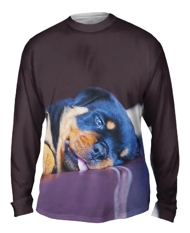 Cold Weather Long Sleeve-Long Night Rottweiler